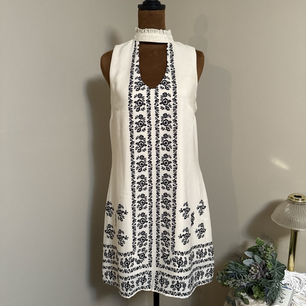Heart Soul Cream and Black Floral Dress